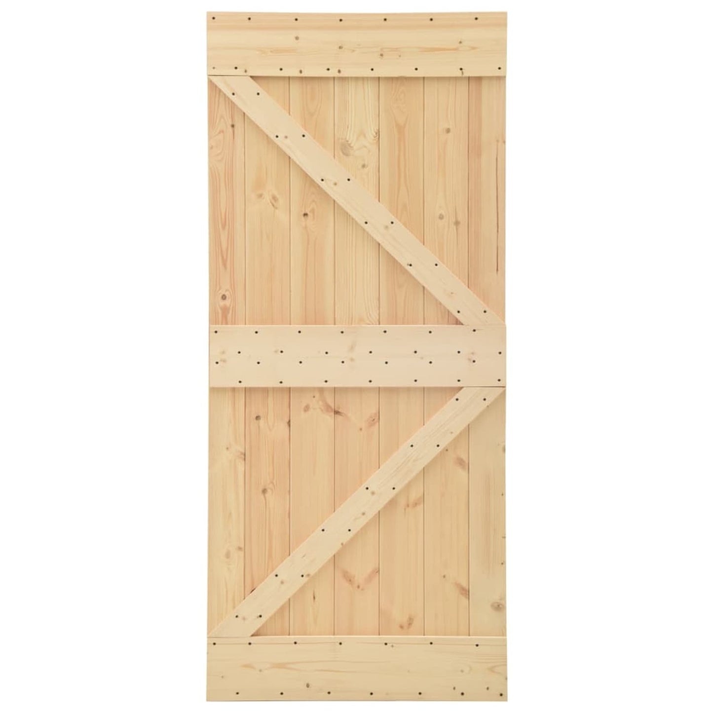 Ajtó NARVIK Természetes 80 x 210 cm Szilárd Fenyőfa