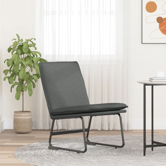 sötétszürke szövet pihenőszék 52 x 75 x 76 cm