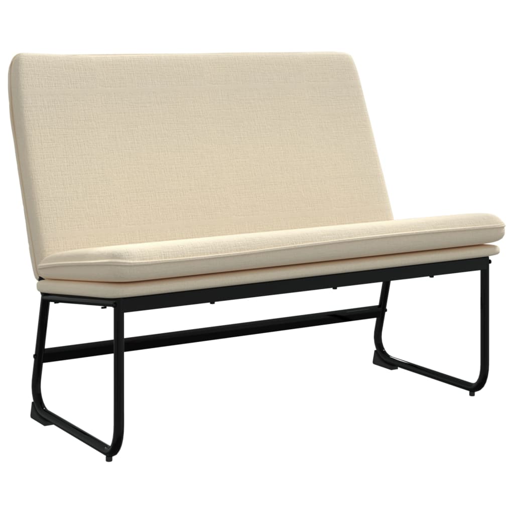krémszínű szövetpad 100 x 75 x 76 cm