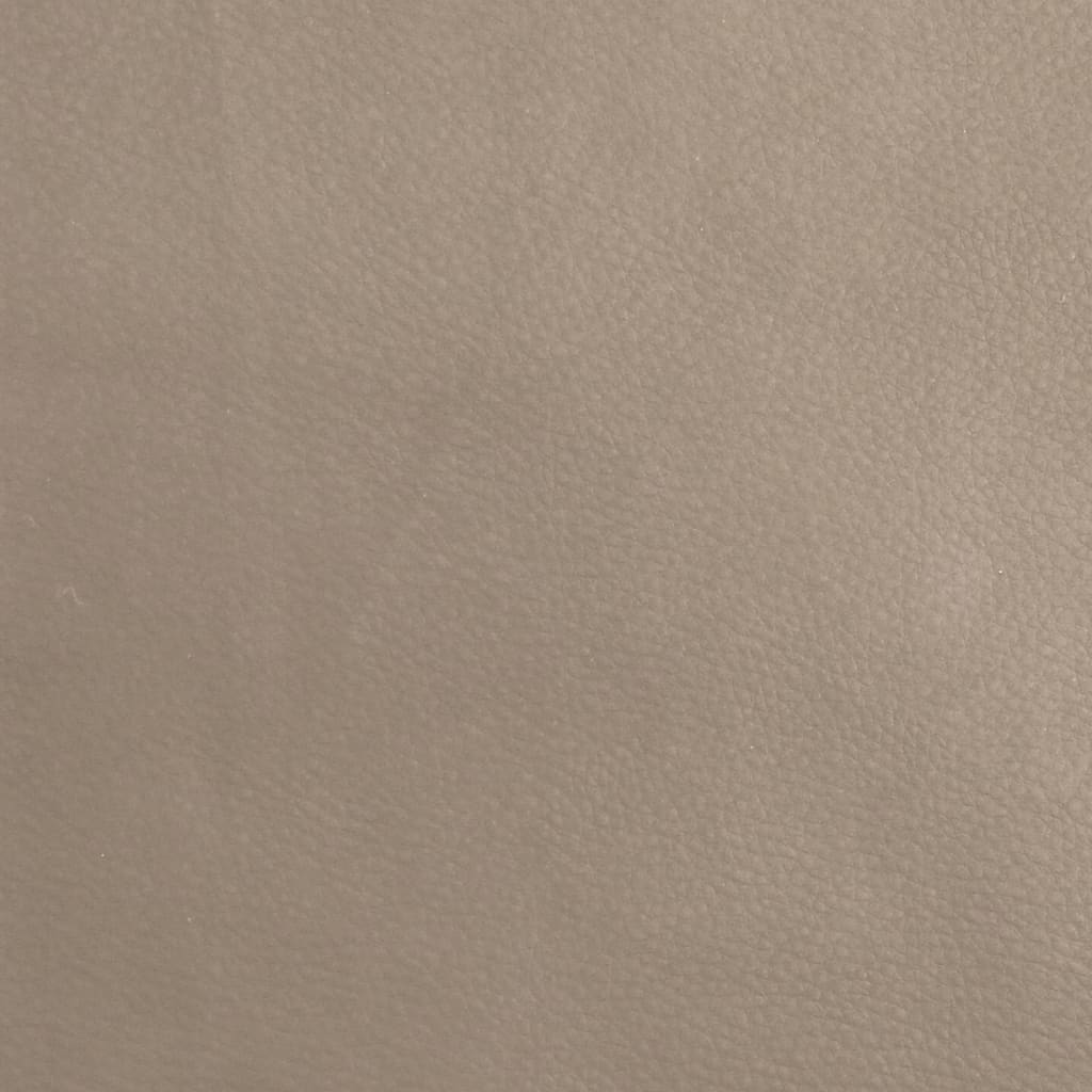 kávészínű műbőr pad 100 x 75 x 76 cm