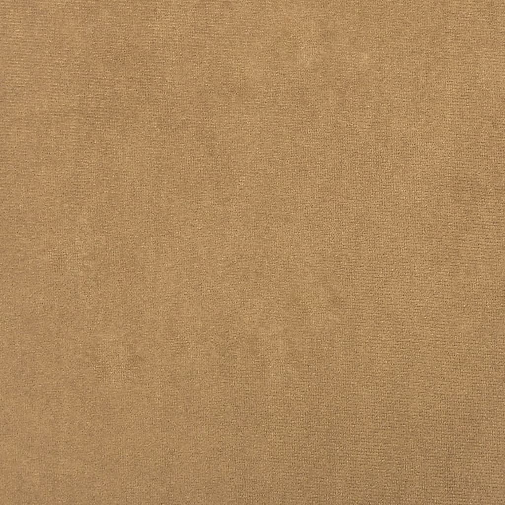 barna bársonyfotel 63 x 76 x 80 cm