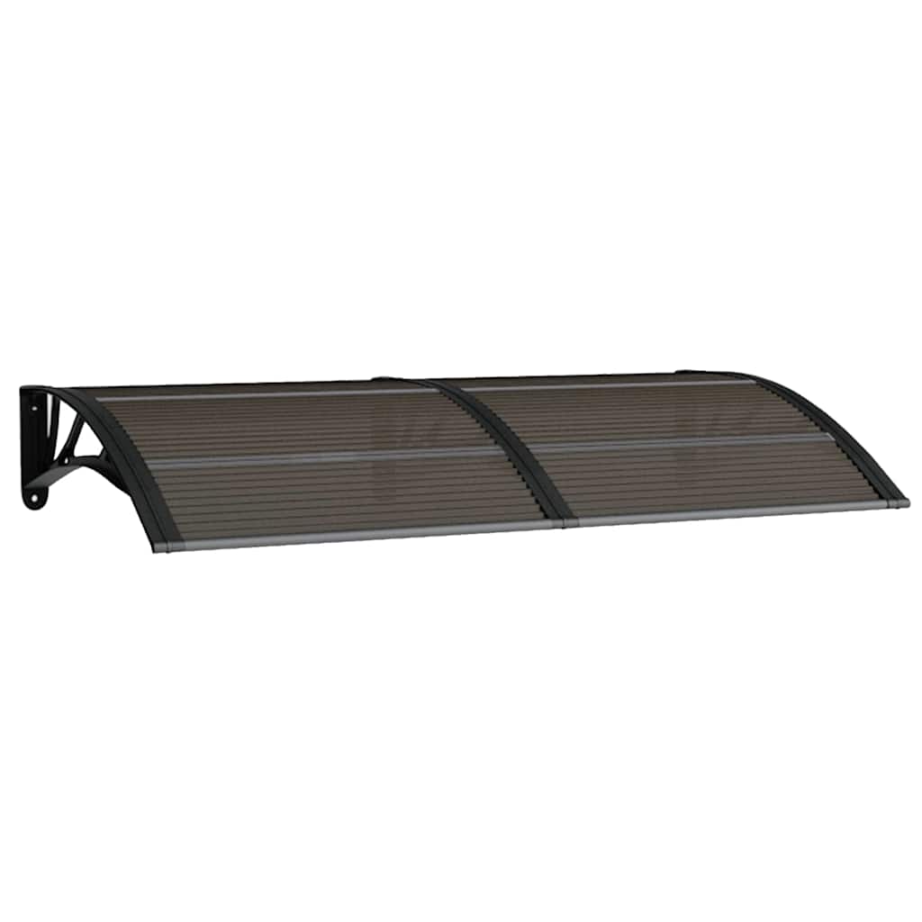 fekete polikarbonát ajtóelőtető 150 x 75 cm