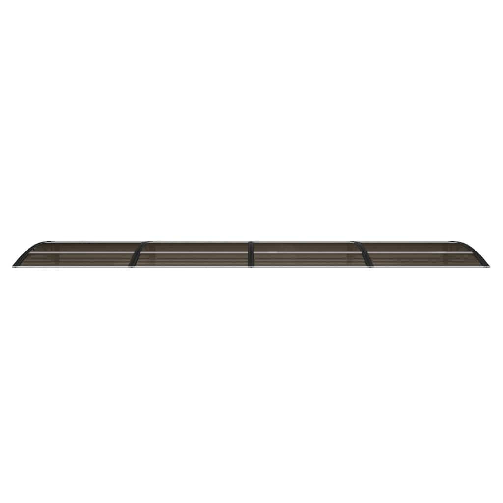 fekete polikarbonát ajtóelőtető 400 x 100 cm