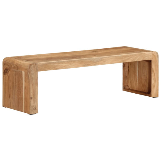tömör akácfa TV-szekrény 110 x 33 x 33 cm