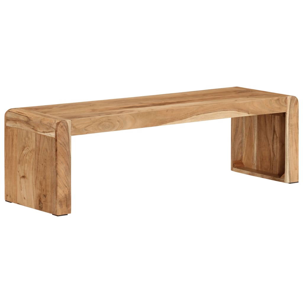 tömör akácfa TV-szekrény 110 x 33 x 33 cm