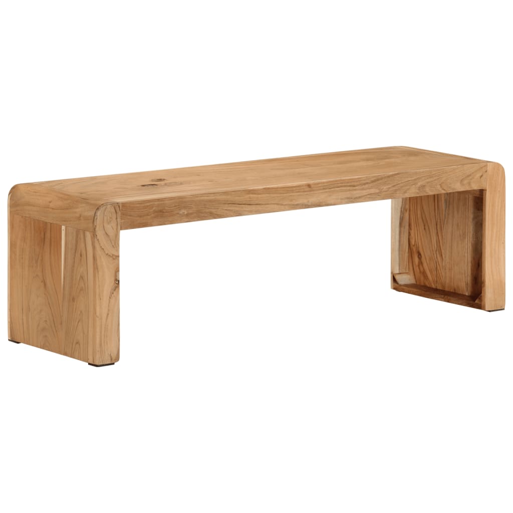 tömör akácfa TV-szekrény 110 x 33 x 33 cm