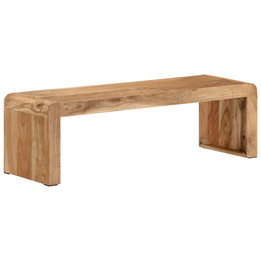 tömör akácfa TV-szekrény 110 x 33 x 33 cm