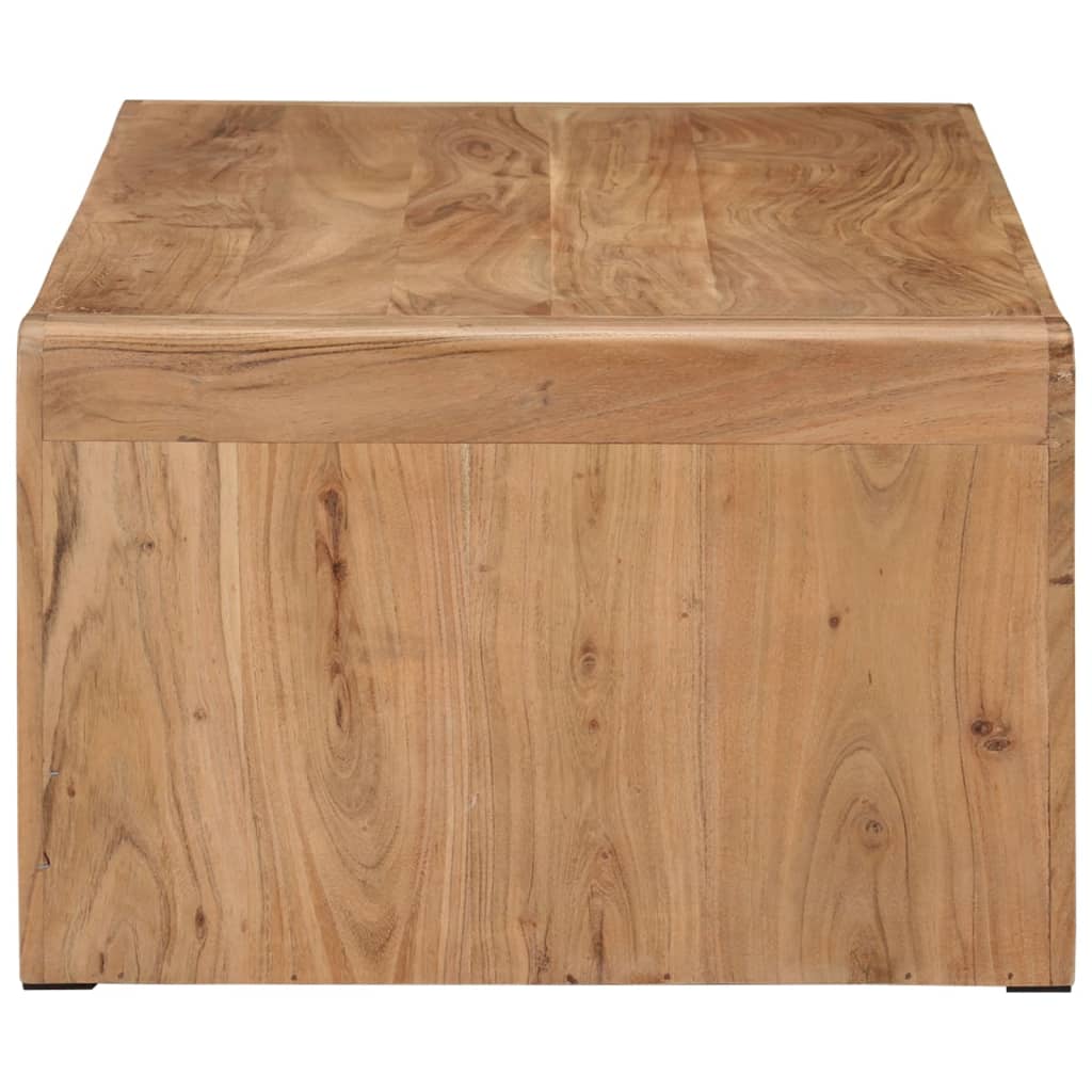 tömör akácfa dohányzóasztal 110 x 55 x 35 cm