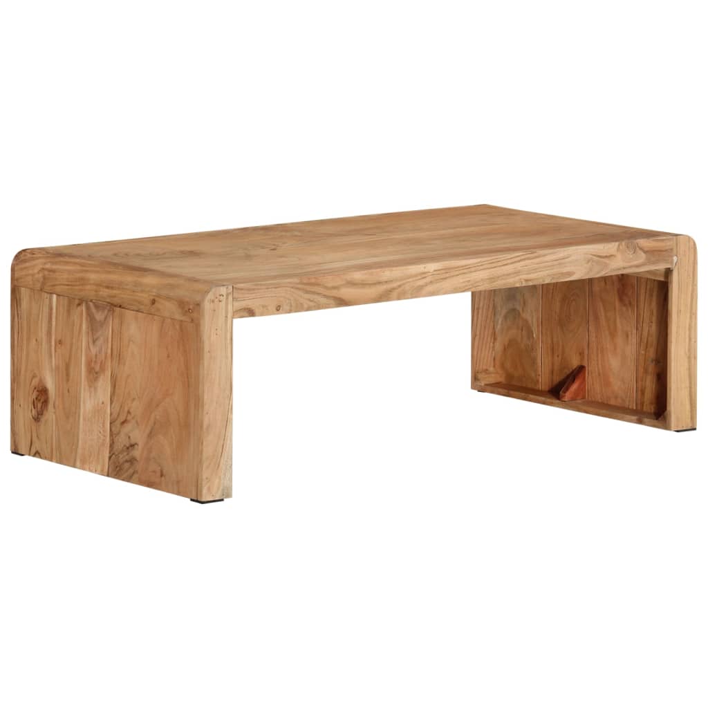 tömör akácfa dohányzóasztal 110 x 55 x 35 cm