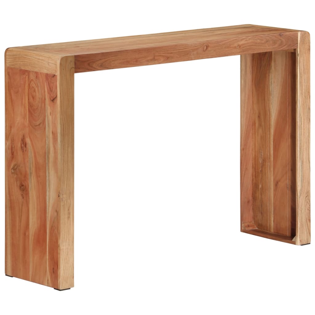 tömör akácfa tálalóasztal 110x30x76 cm