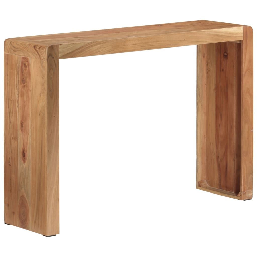 tömör akácfa tálalóasztal 110x30x76 cm