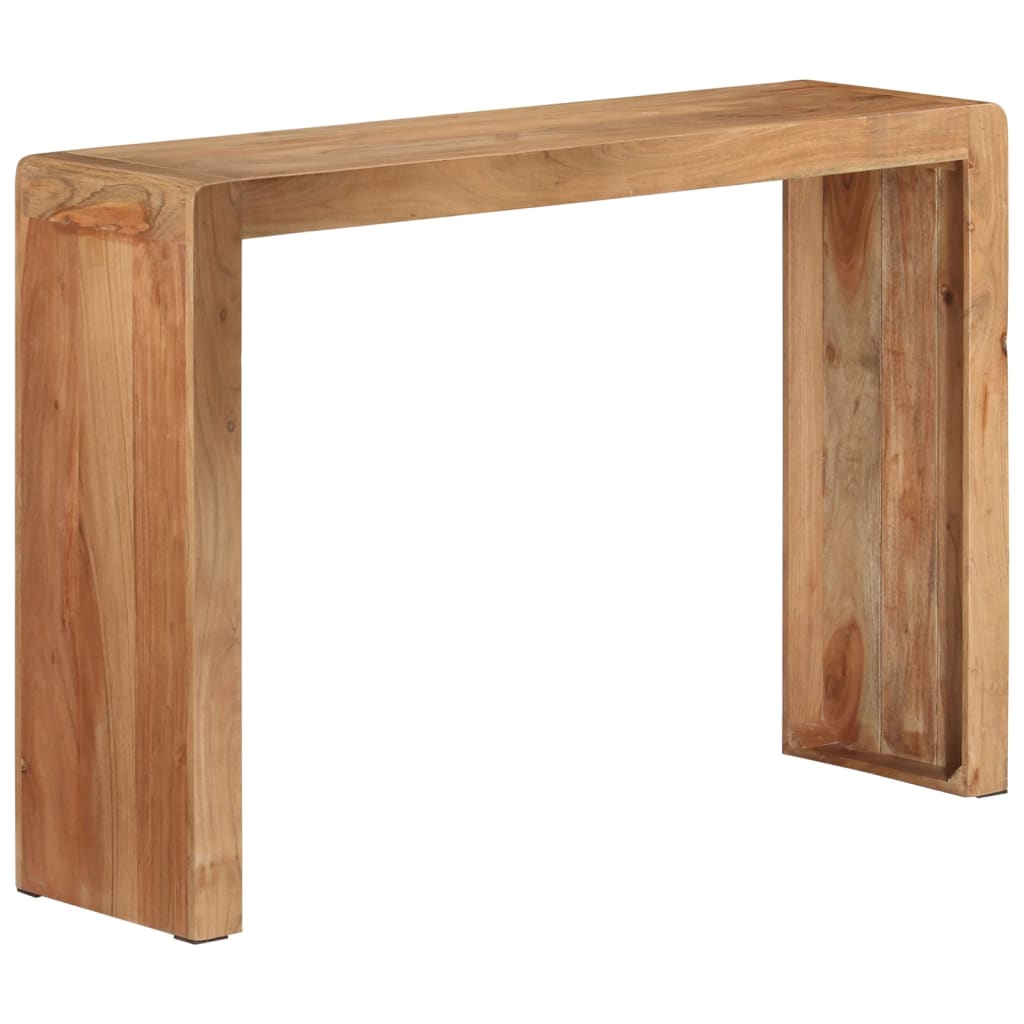 tömör akácfa tálalóasztal 110x30x76 cm