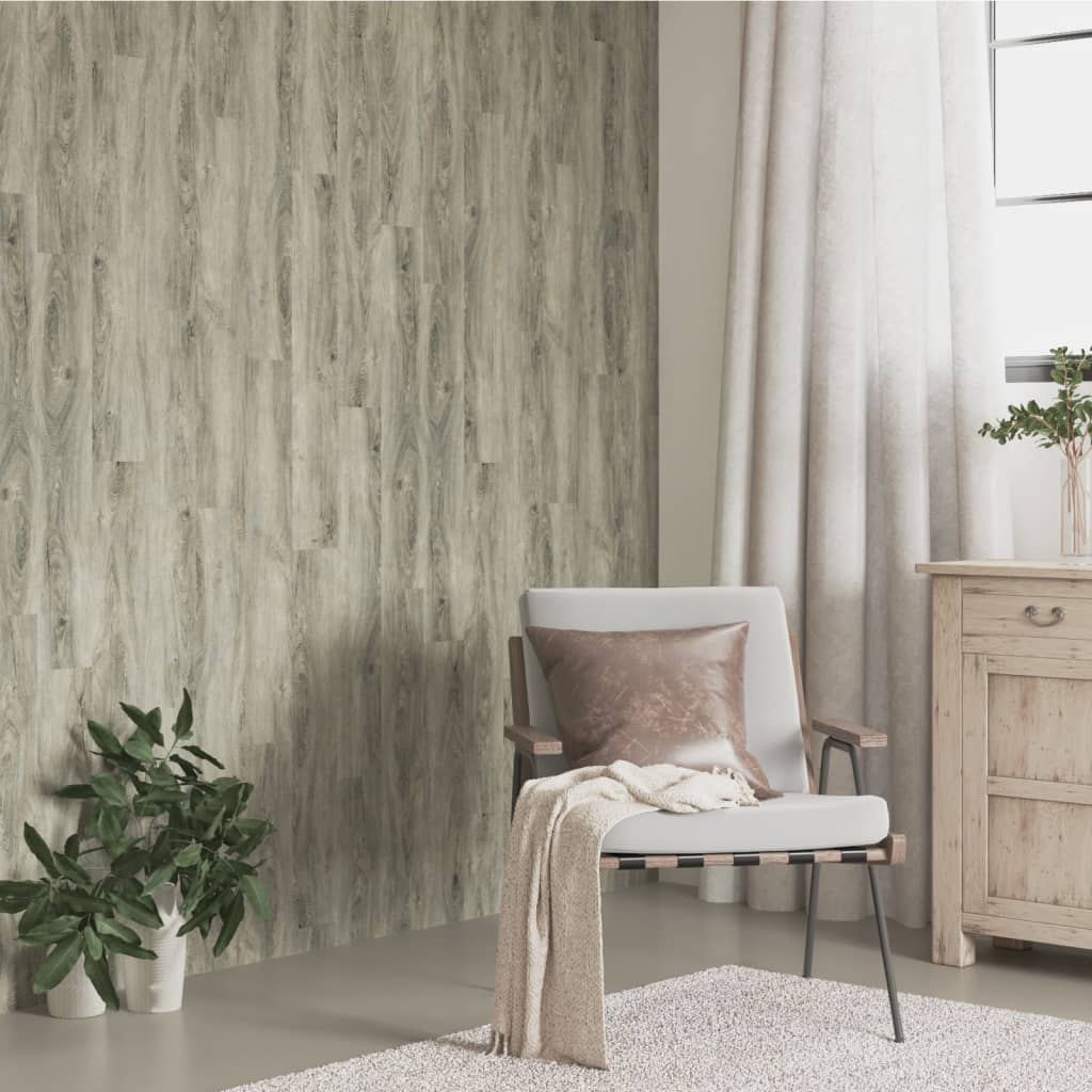 szürke fa megjelenésű PVC fali panel 2,06 m²