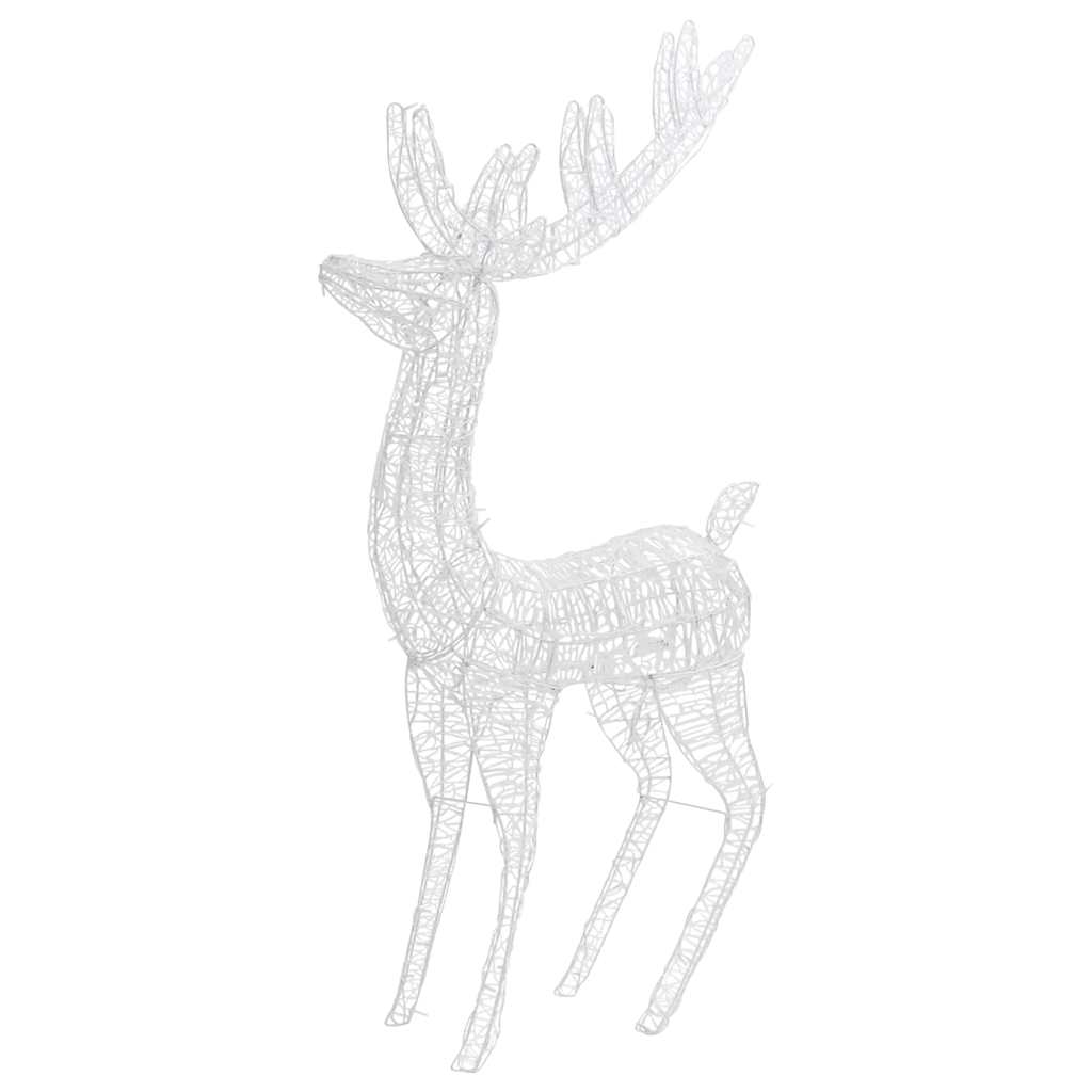 2 db kék XXL akril karácsonyi rénszarvas 250 LED 180 cm