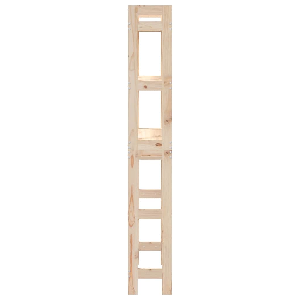 tömör fenyőfa fürdőszoba állvány 63x26x171 cm