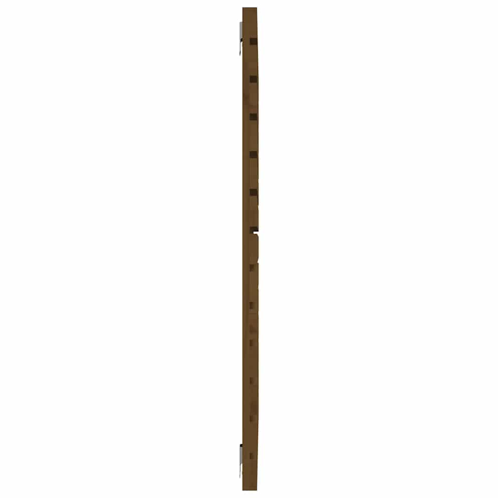 mézbarna tömör fenyőfa fali fejtámla 96 x 3 x 91,5 cm