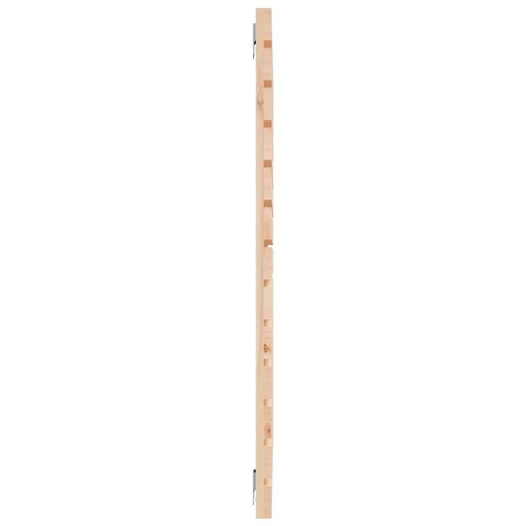 tömör fenyőfa fali fejtámla 126 x 3 x 91,5 cm