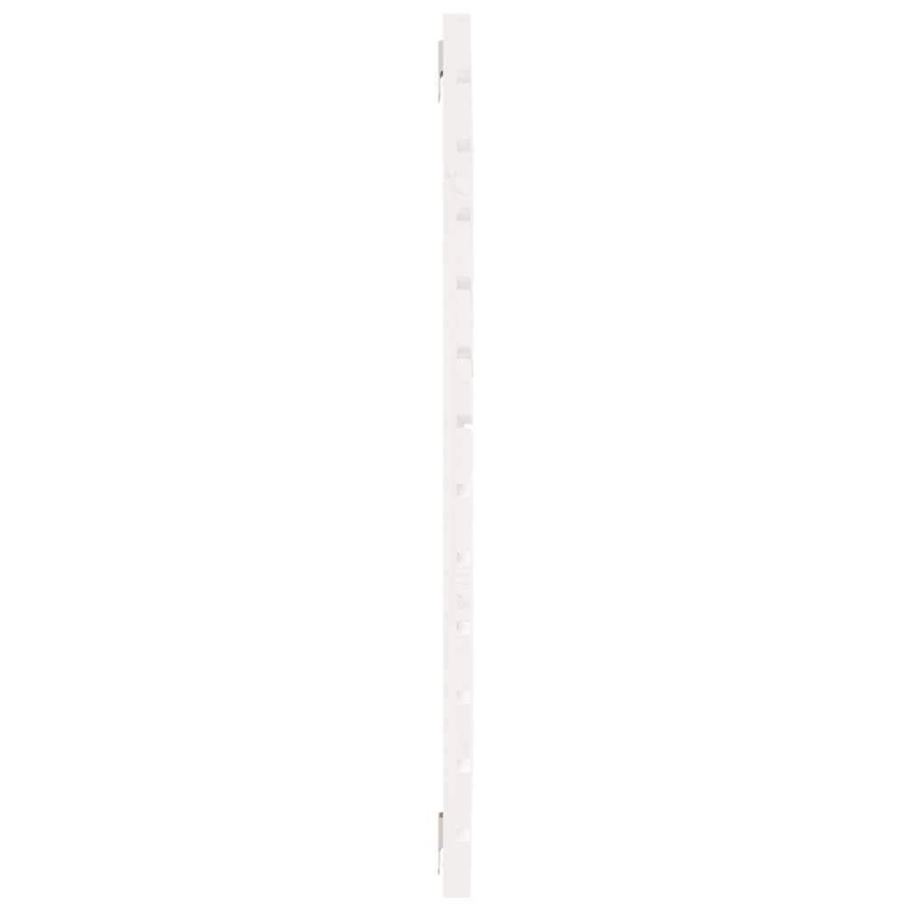 fehér tömör fenyőfa fali fejtámla 81 x 3 x 91,5 cm