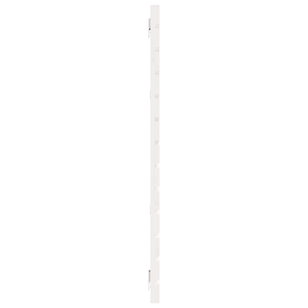fehér tömör fenyőfa fali fejtámla 166 x 3 x 91,5 cm