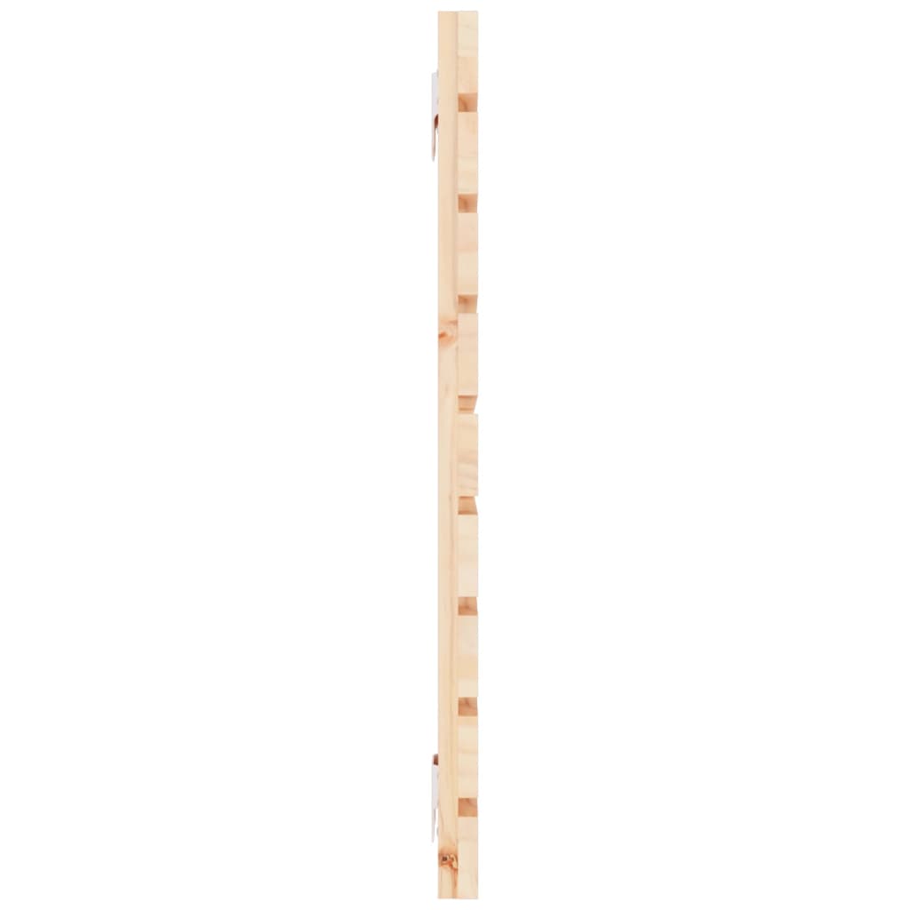 tömör fenyőfa fali fejtámla 141x3x63 cm