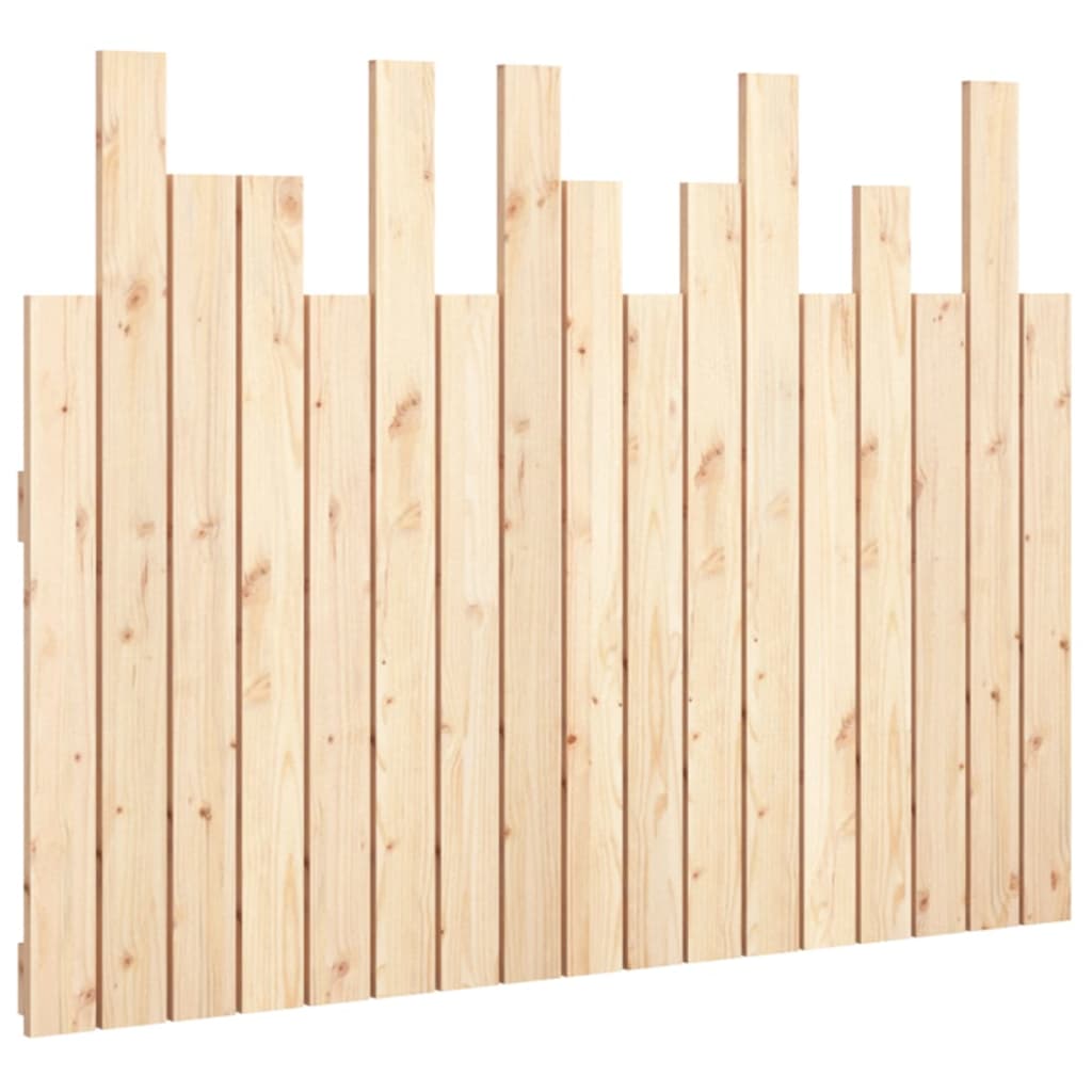tömör fenyőfa fali fejtámla 108 x 3 x 80 cm