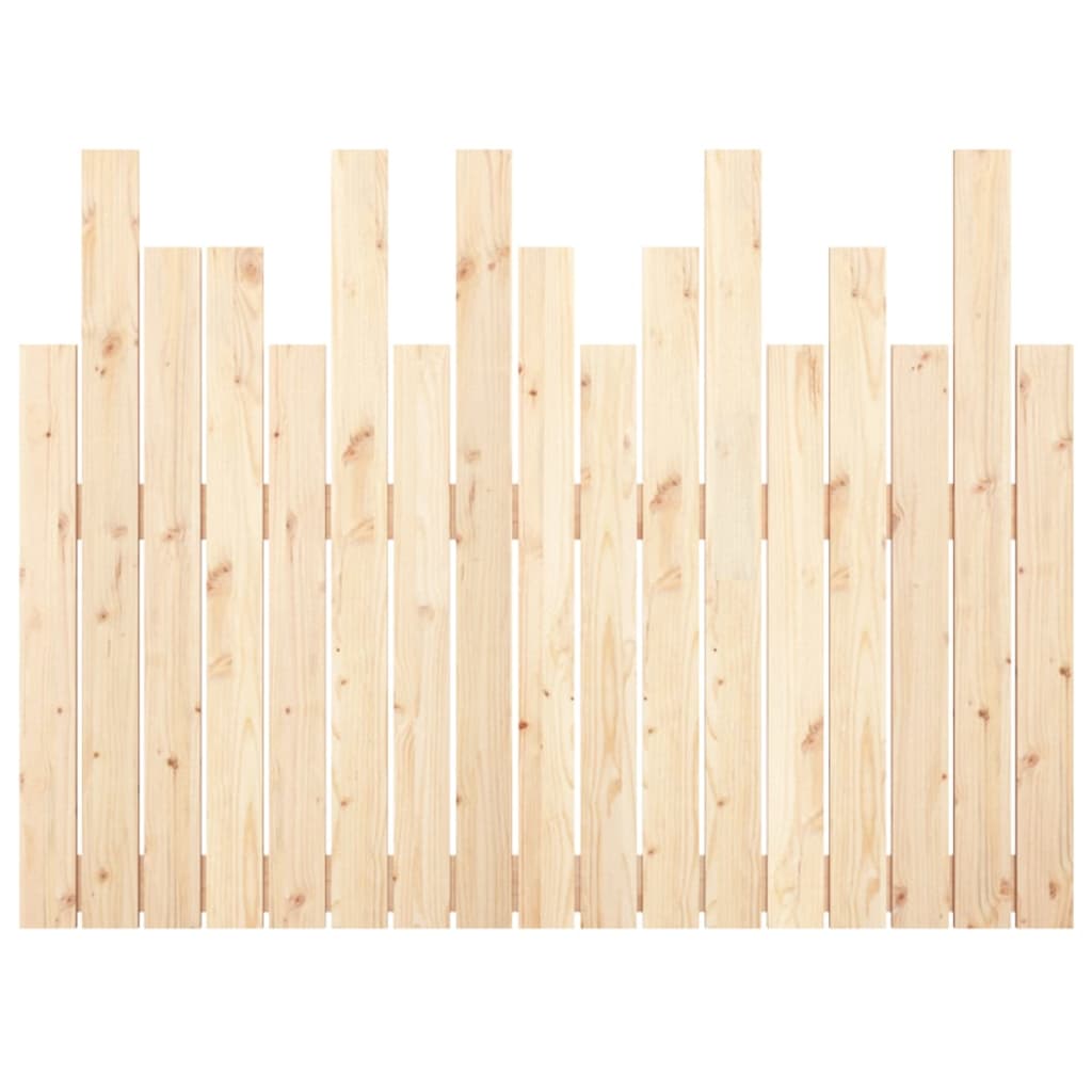tömör fenyőfa fali fejtámla 108 x 3 x 80 cm