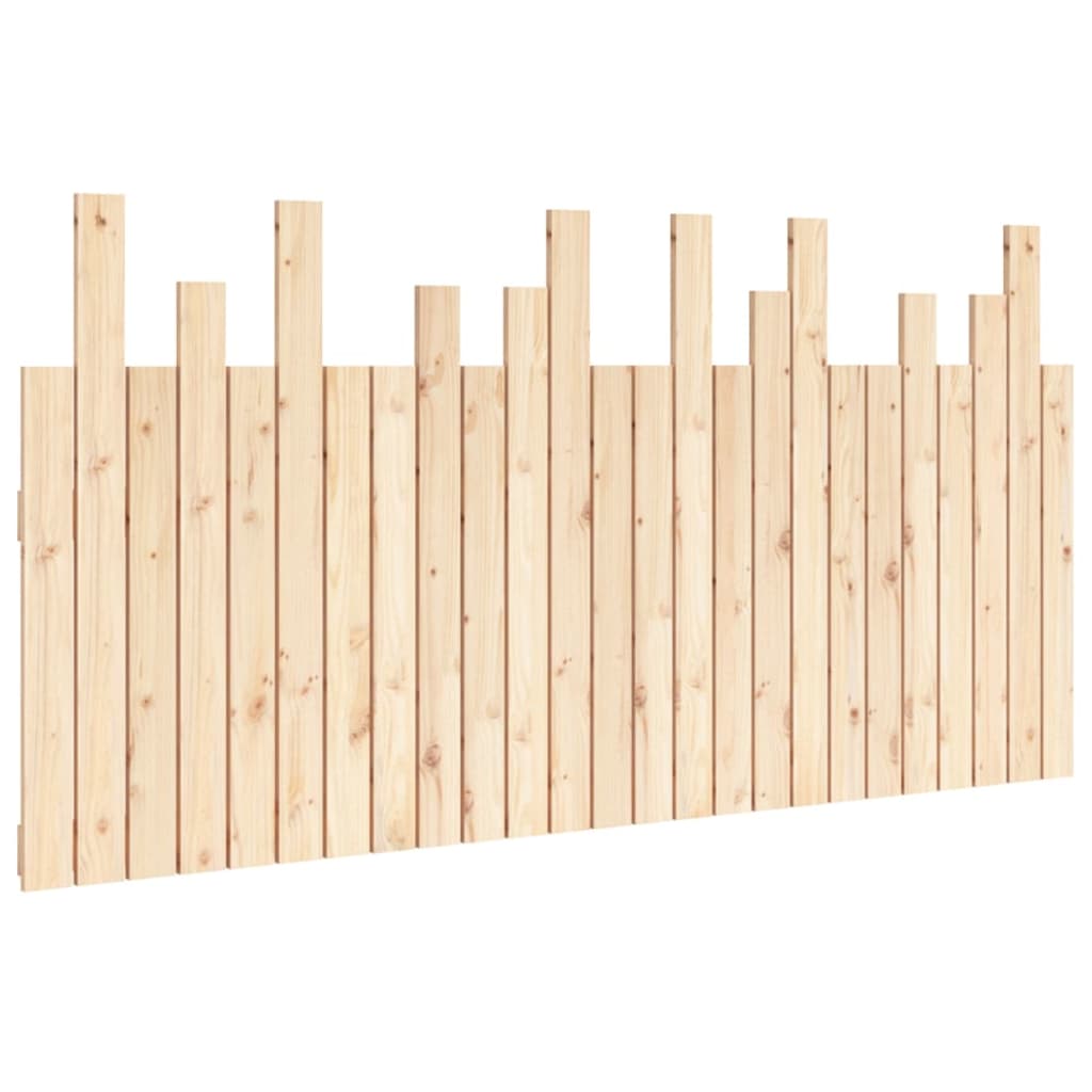 tömör fenyőfa fali fejtámla 159,5x3x80 cm