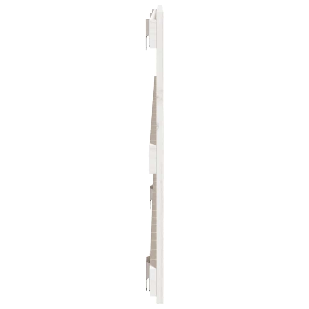 fehér tömör fenyőfa fali fejtámla 127,5 x 3 x 60 cm