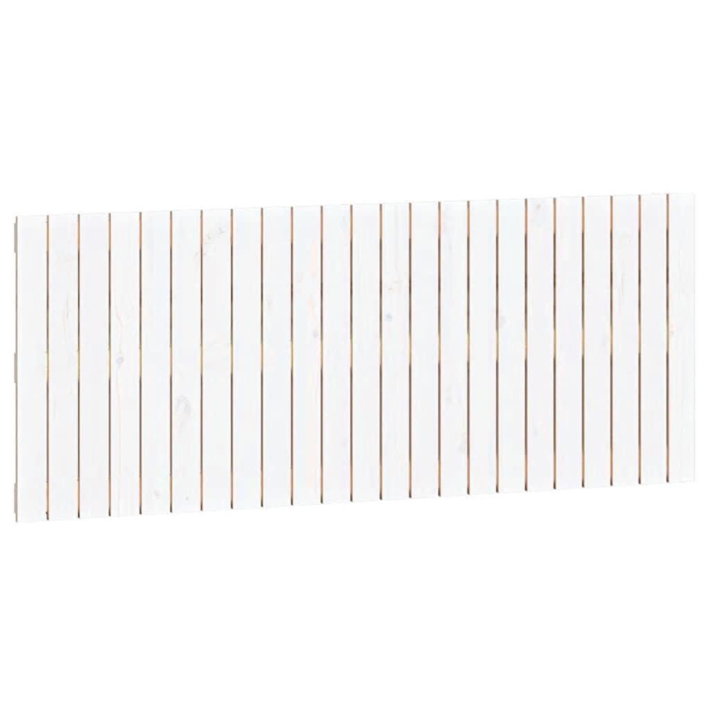 fehér tömör fenyőfa fali fejtámla 147 x 3 x 60 cm