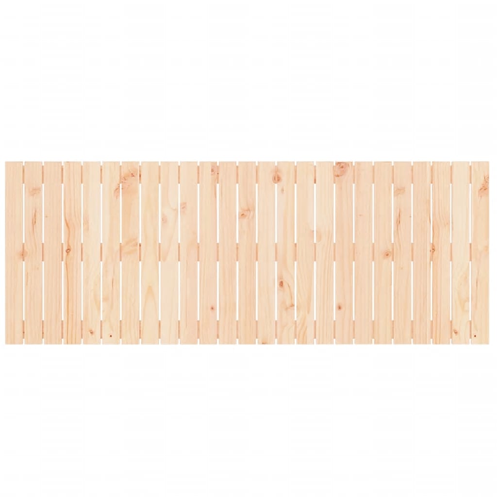 tömör fenyőfa fali fejtámla 159,5 x 3 x 60 cm