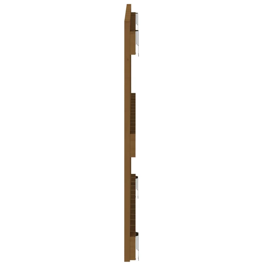 mézbarna tömör fenyőfa fali fejtámla 82,5 x 3 x 60 cm