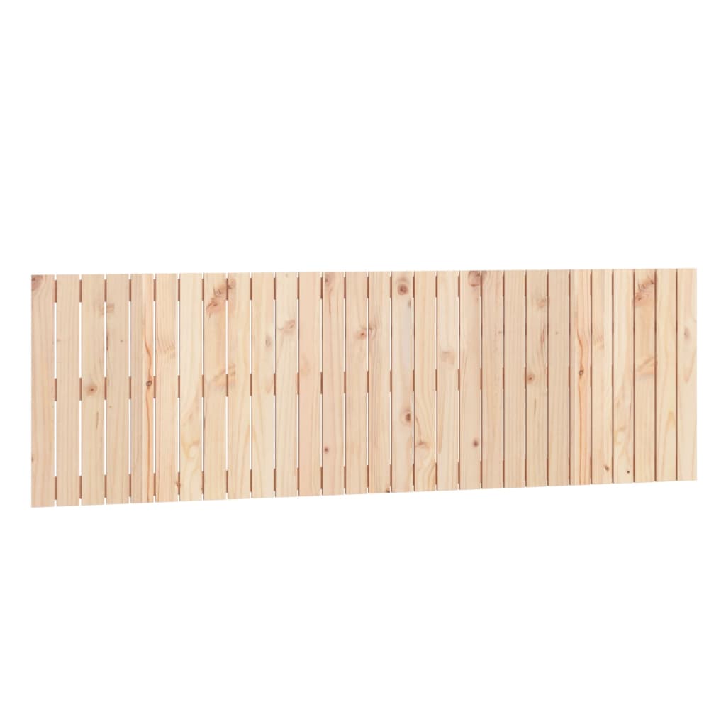 tömör fenyőfa fali fejtámla 185 x 3 x 60 cm