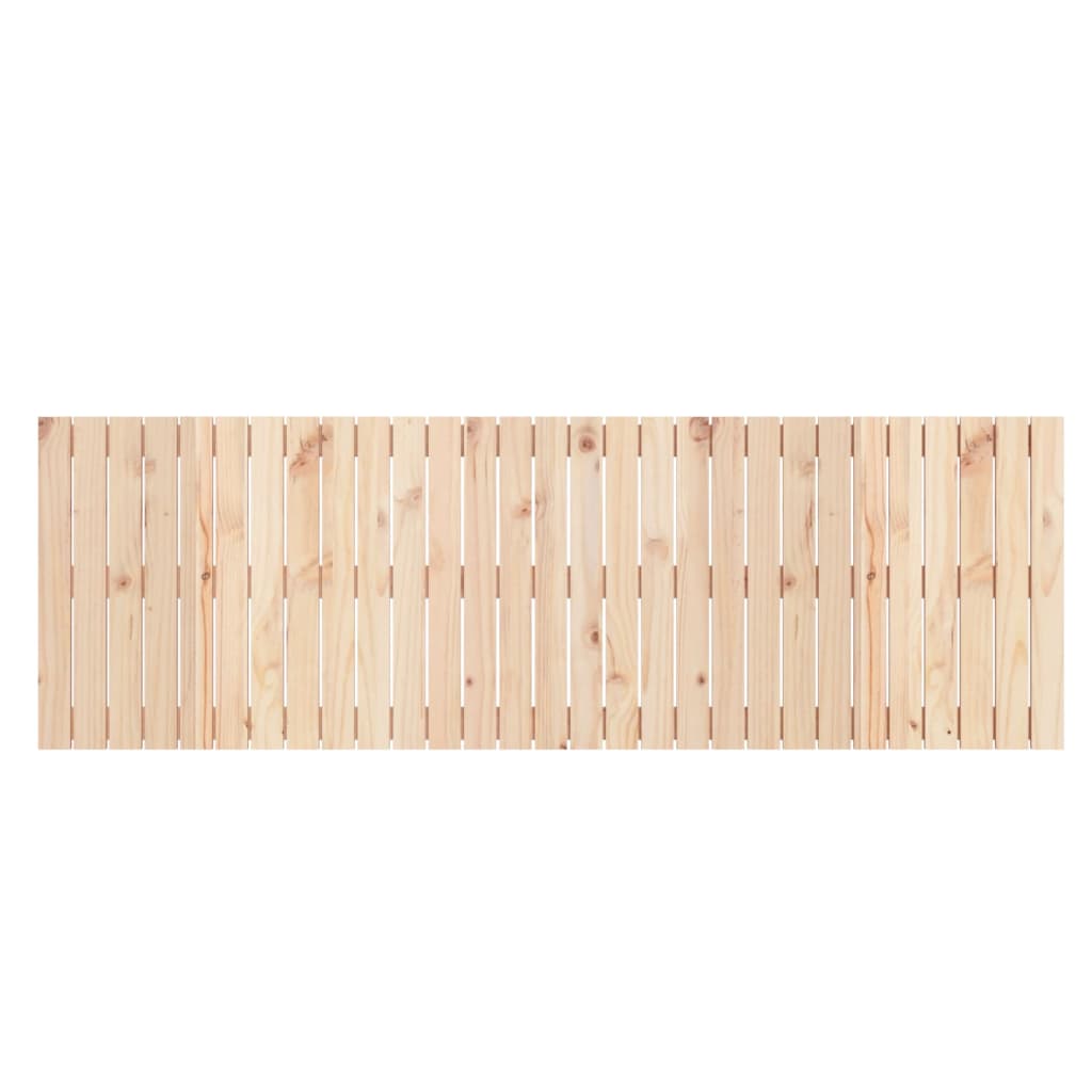tömör fenyőfa fali fejtámla 185 x 3 x 60 cm