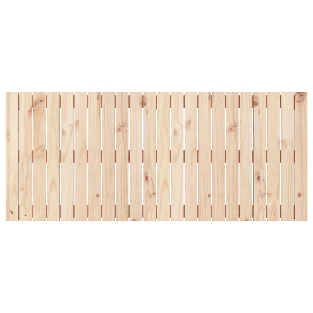 tömör fenyőfa fali fejtámla 140x3x60 cm