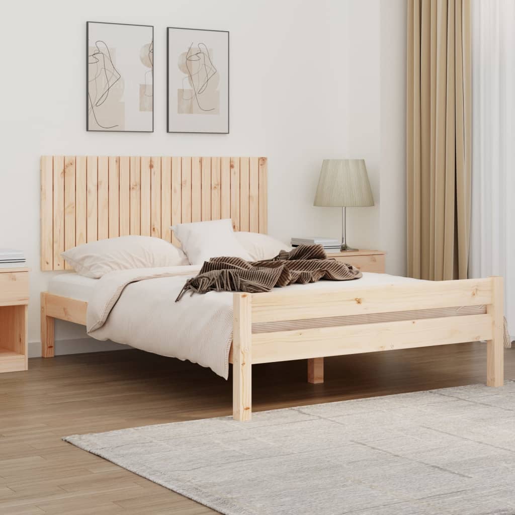 tömör fenyőfa fali fejtámla 140x3x60 cm