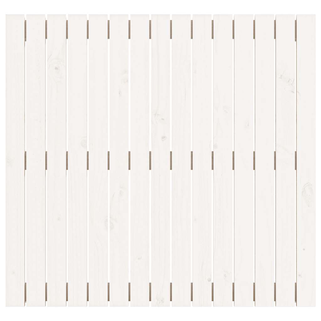 fehér tömör fenyőfa fali fejtámla 95,5 x 3 x 90 cm