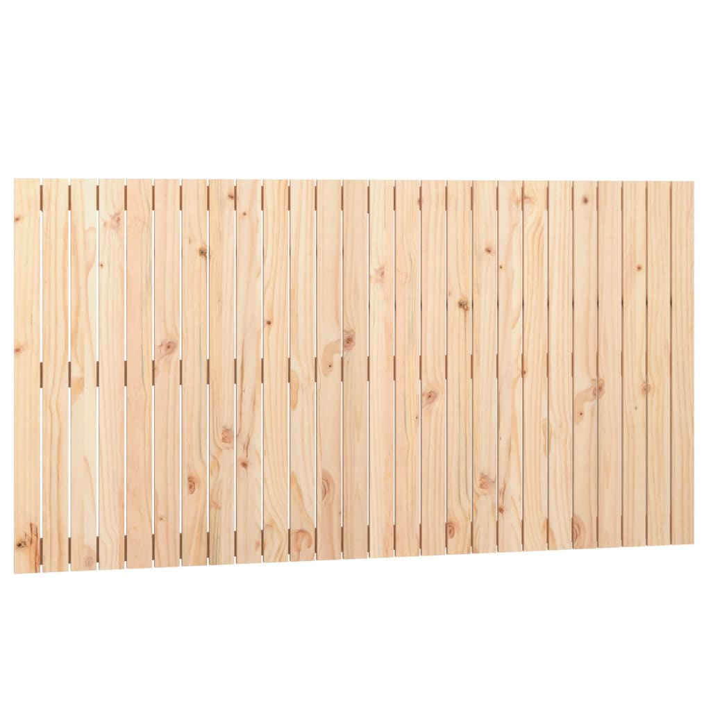 tömör fenyőfa fali fejtámla 166x3x90 cm