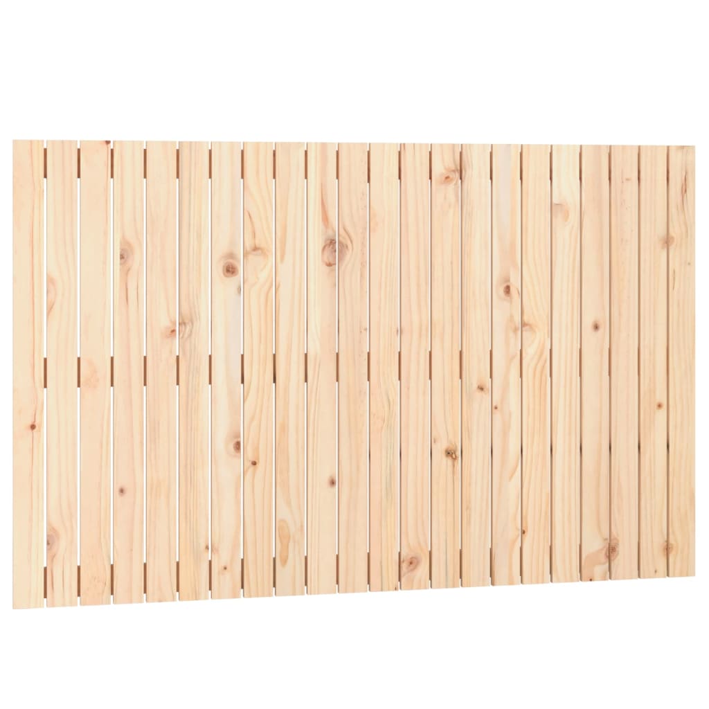 tömör fenyőfa fali fejtámla 140x3x90 cm