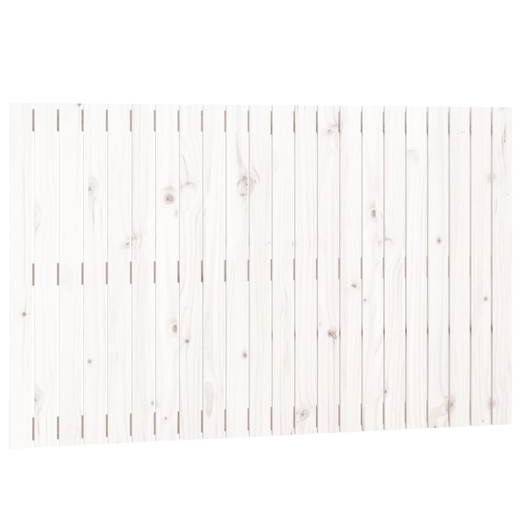 fehér tömör fenyőfa fali fejtámla 140x3x90 cm