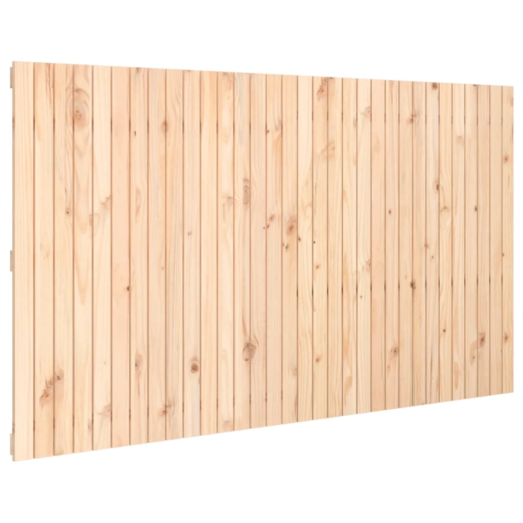 tömör fenyőfa fali fejtámla 204 x 3 x 110 cm