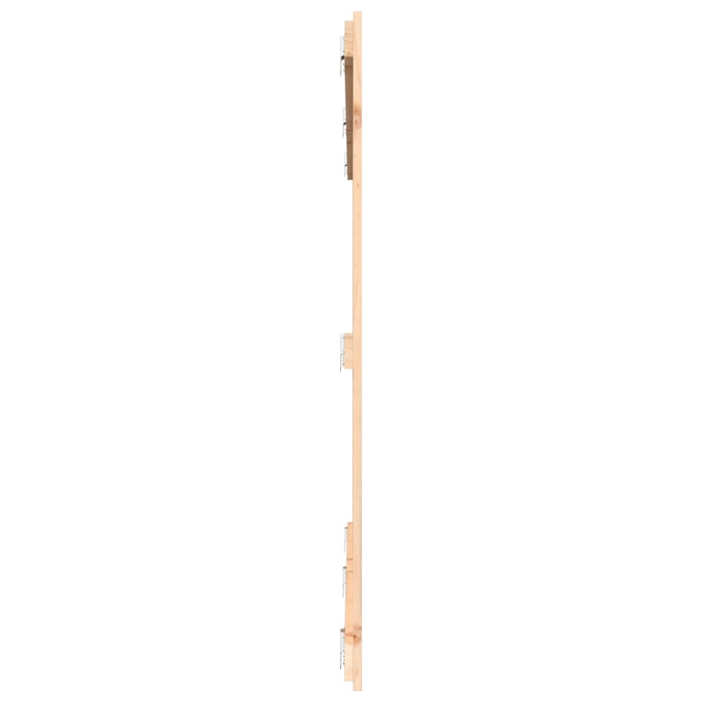 tömör fenyőfa fali fejtámla 204 x 3 x 110 cm