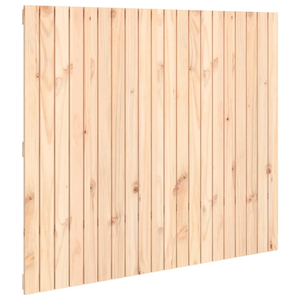 tömör fenyőfa fali fejtámla 127,5x3x110 cm