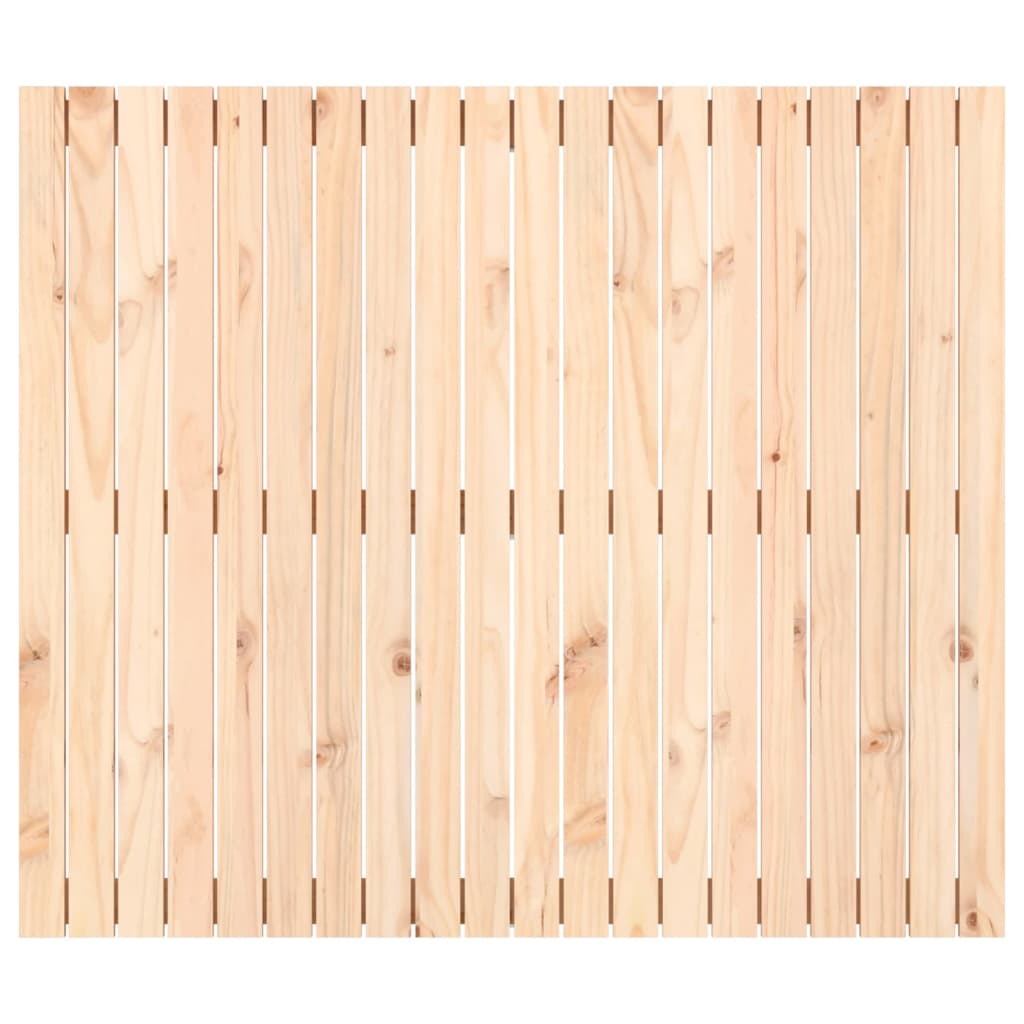tömör fenyőfa fali fejtámla 127,5x3x110 cm