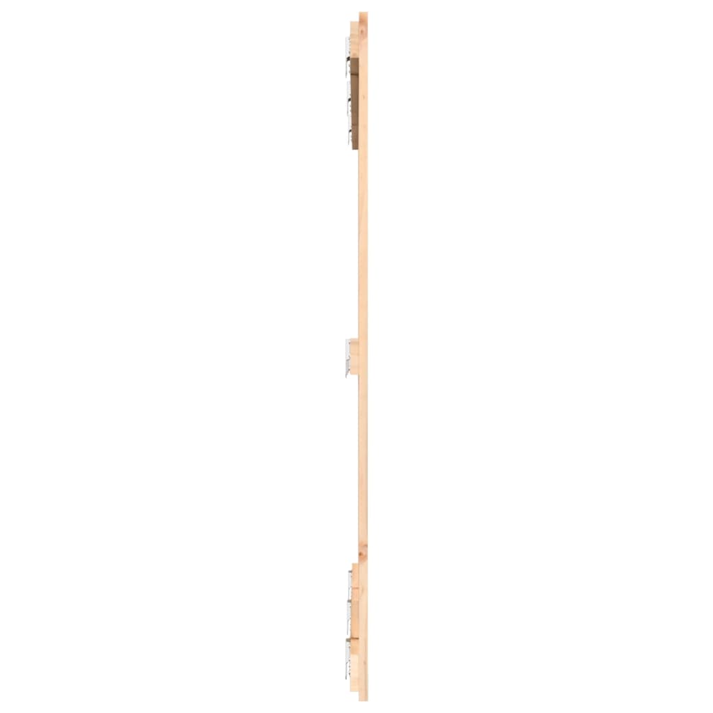 tömör fenyőfa fali fejtámla 127,5x3x110 cm