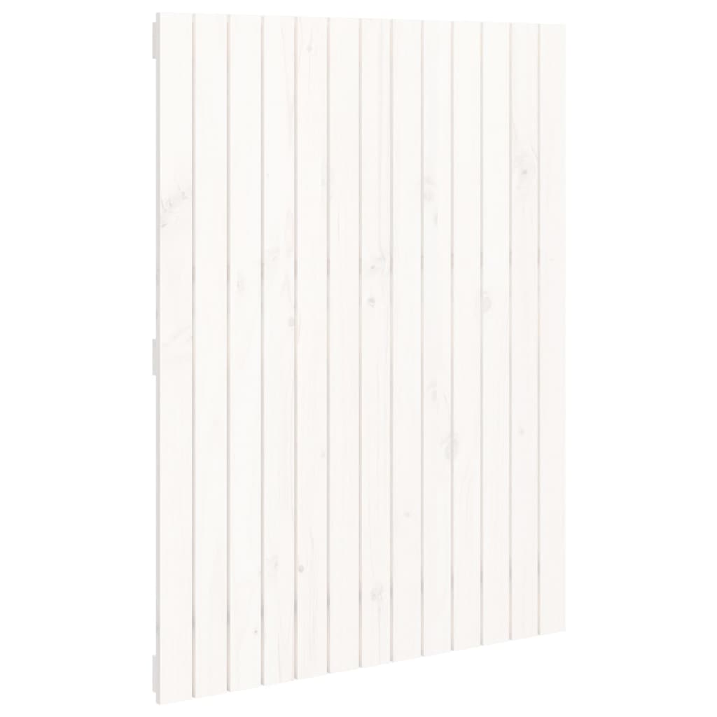 fehér tömör fenyőfa fali fejtámla 82,5 x 3 x 110 cm