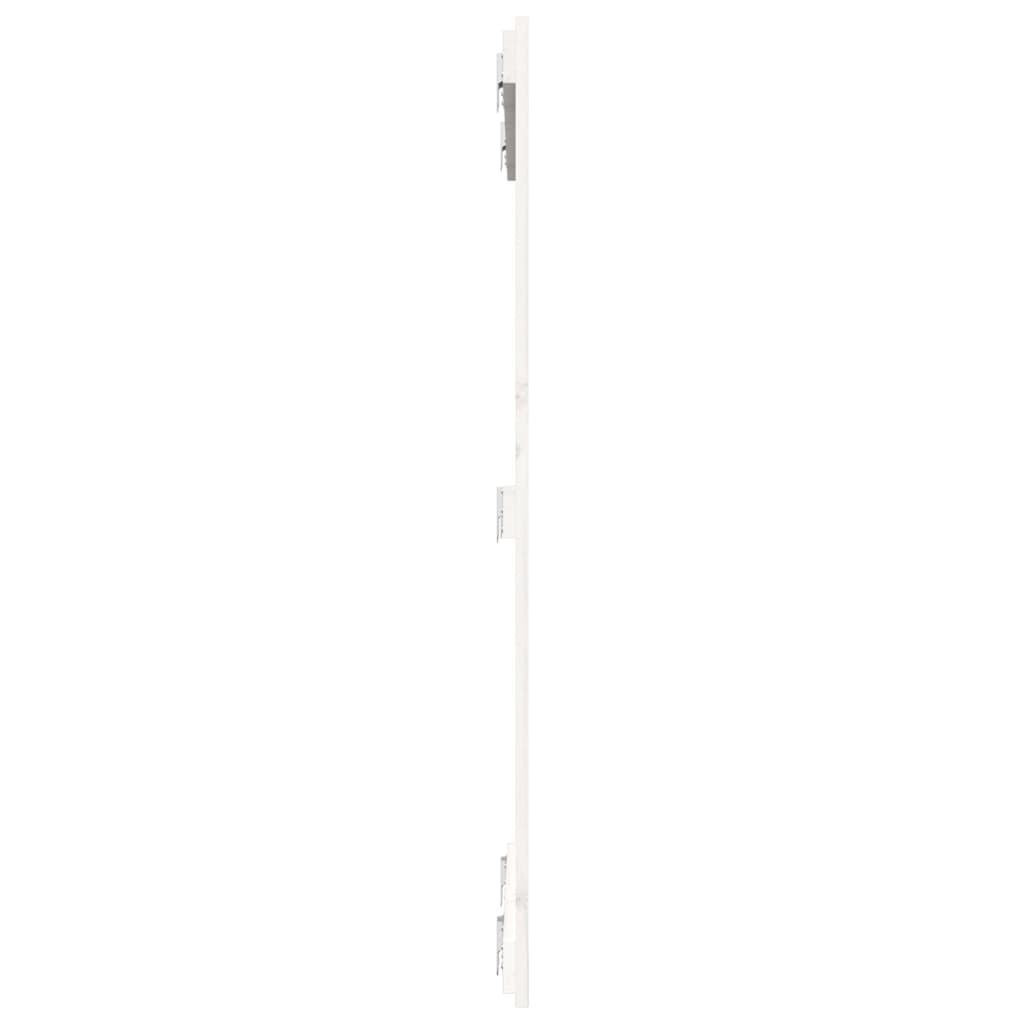 fehér tömör fenyőfa fali fejtámla 82,5 x 3 x 110 cm