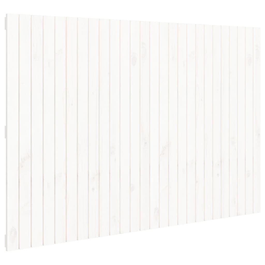 fehér tömör fenyőfa fali fejtámla 166 x 3 x 110 cm