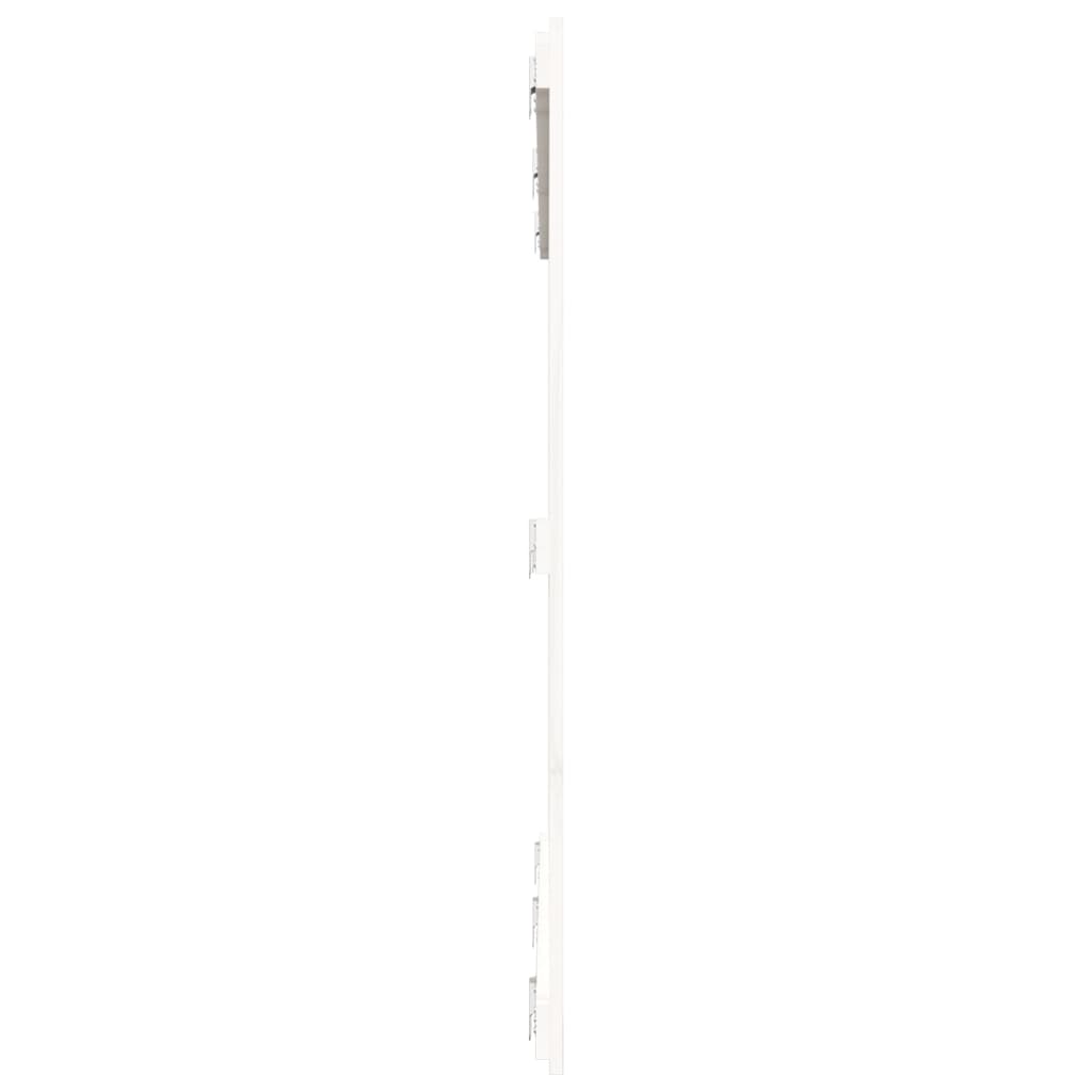 fehér tömör fenyőfa fali fejtámla 166 x 3 x 110 cm