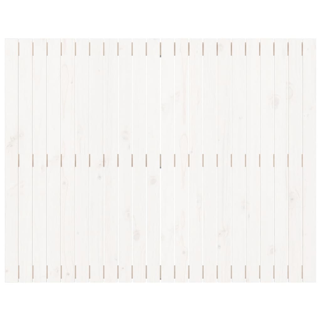 fehér tömör fenyőfa fali fejtámla 140 x 3 x 110 cm