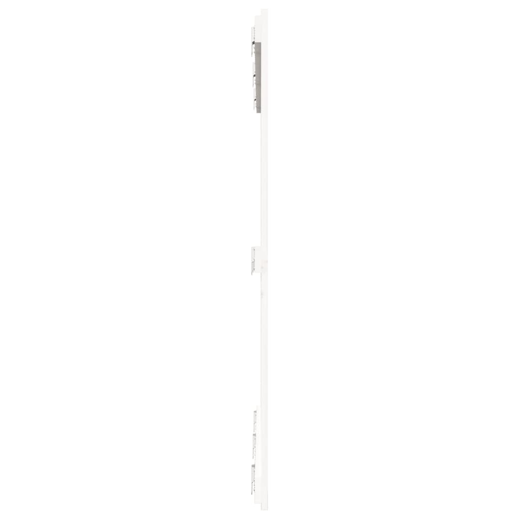 fehér tömör fenyőfa fali fejtámla 140 x 3 x 110 cm